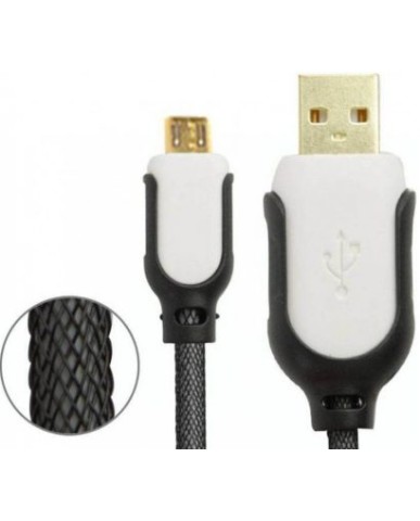 OEM USB TO MICRO USB CABLE – ΚΑΛΩΔΙΟ ΔΕΔΟΜΕΝΩΝ ΓΙΑ ANDROID 1.35ΜΕΤΡΑ - ΛΕΥΚΟ & ΜΑΥΡΟ