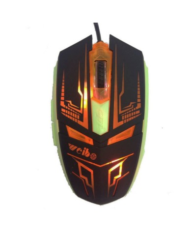  Ενσύρματο Ποντίκι Με LED 6D Gaming Mouse DEADPOOL Σχέδιο - Πράσινο/Μαύρο