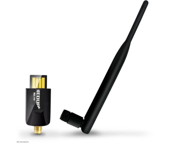 Ασύρματη Ενισχυτική Κεραία WiFi 150M Για LAPTOP / PC - MINI ADAPTER - EDUP EP-MS150N