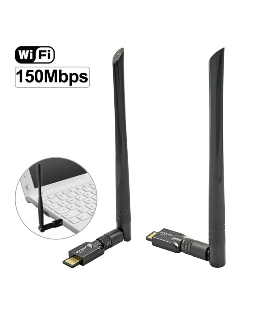 Ασύρματη Ενισχυτική Κεραία WiFi 150M Για LAPTOP / PC - MINI ADAPTER - EDUP EP-MS150N