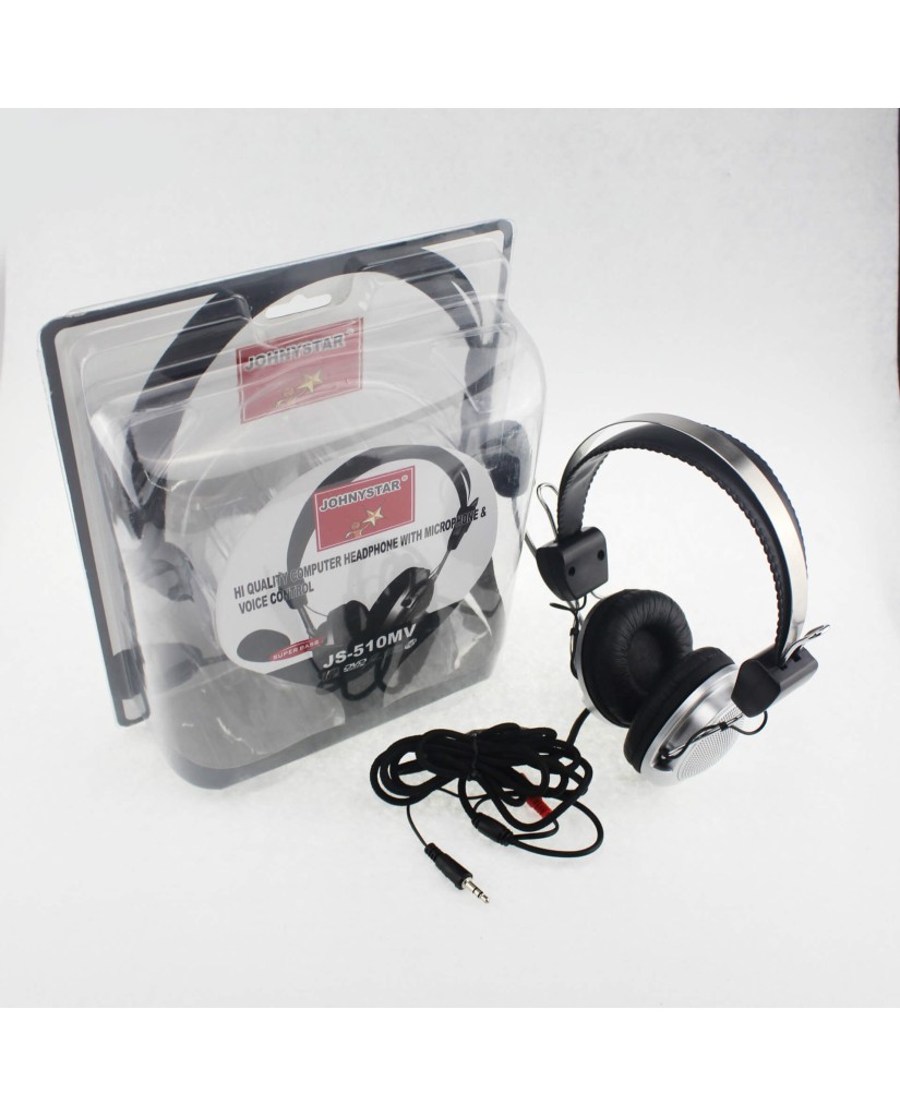 Ενσύρματα Στερεοφωνικά Ακουστικά με Μικρόφωνο OEM JohnyStar JS-510MV