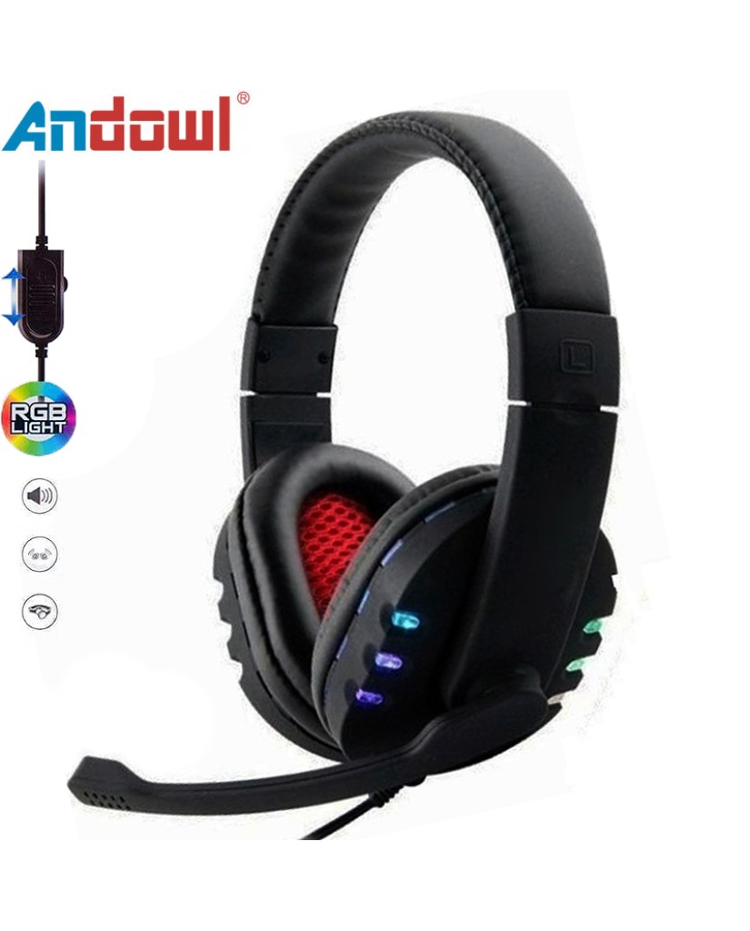 Andowl® Ακουστικά με Μικρόφωνο Stereo Gaming Headset S-359 Για PS4 / XBOX ONE S/X / PC / LAPTOP / TABLET / SWITCH / MOBILE