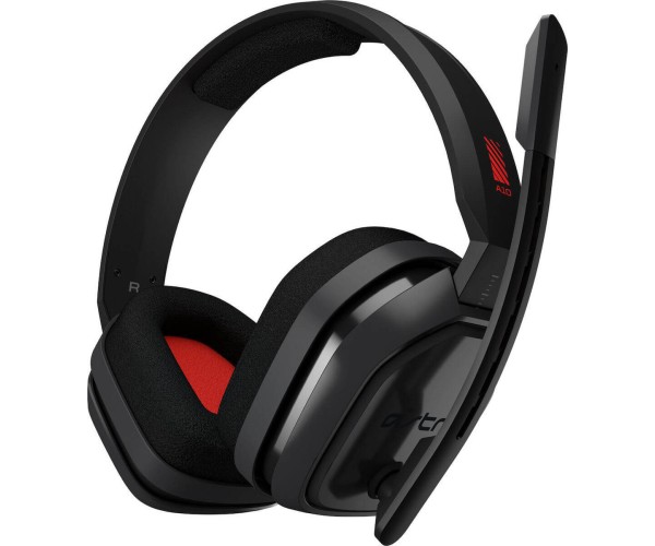 ASTRO A10 - GAMING HEADSET ΓΙΑ PC / PS4 / XBOX ONE / SMARTPHONES – ΓΚΡΙ & KOKKINO