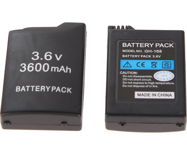 Μπαταρία Battery Pack 3600mAh ΓΙΑ PSP Slim 2000 / 3000 Console (GH-168)