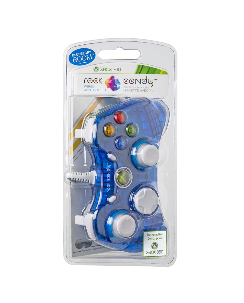 Ενσύρματο Χειριστήριο Xbox 360 & PC Rock Candy - Blueberry Boom