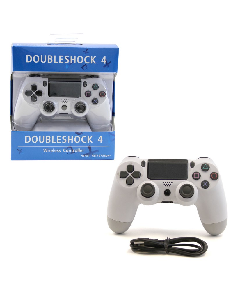 DOUBLESHOCK ΑΣΥΡΜΑΤΟ ΧΕΙΡΙΣΤΗΡΙΟ PS4 - ΛΕΥΚΟ