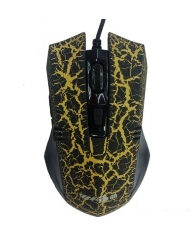   Ενσύρματο Ποντίκι Με LED High Blu-Ray Gaming Mouse - Μαύρο/Κίτρινο