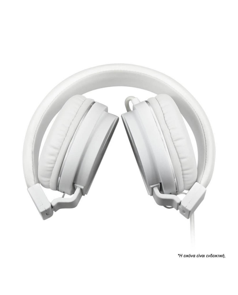 Ακουστικά με Μικρόφωνο GORSUN GS-779 Συμβατά με PS4/MP3/PC/Tablet/Laptop/iPad/iPod/Κινητά Τηλέφωνα - Λευκό