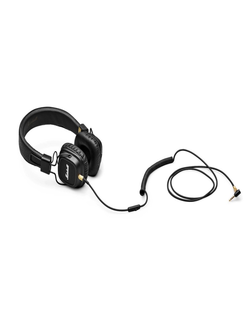 MARSHALL MAJOR II BLUETOOTH WIRELESS STEREO HEADSET - ΜΑΥΡΟ