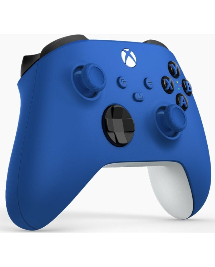 Microsoft Xbox Wireless Controller Blue Shock (Xbox One/Series S/Series X/PC Windows 10 - Android - IOS) - Μπλε