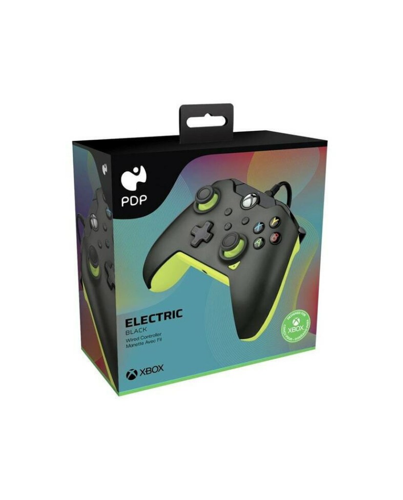 PDP Wired Controller Xbox One, Series X|S, PC - Electric Black