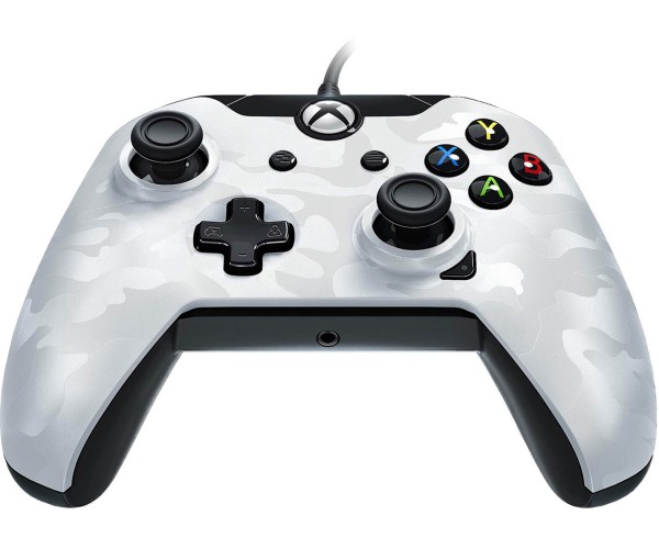 PDP Xbox One & PC Wired Controller Stealth Series - Ghost White