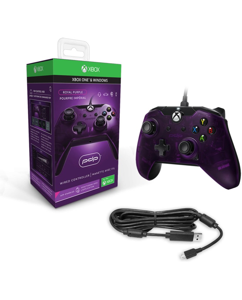 PDP Xbox One Wired Controller – Royal Purple