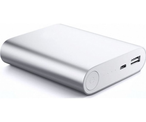 Power Bank OEM - 5V 2.1A 10400mah - 847270 - Ασημί