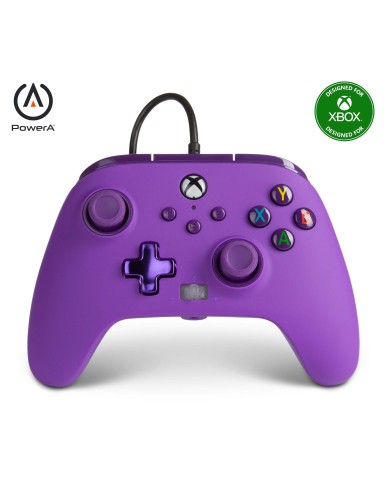 PowerA Enhanced Wired Controller για Xbox One/Xbox One S/Xbox One X - Μωβ