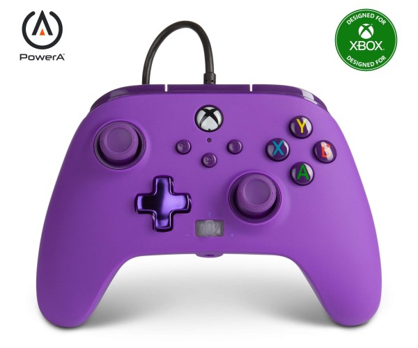 PowerA Enhanced Wired Controller για Xbox One/Xbox One S/Xbox One X - Μωβ