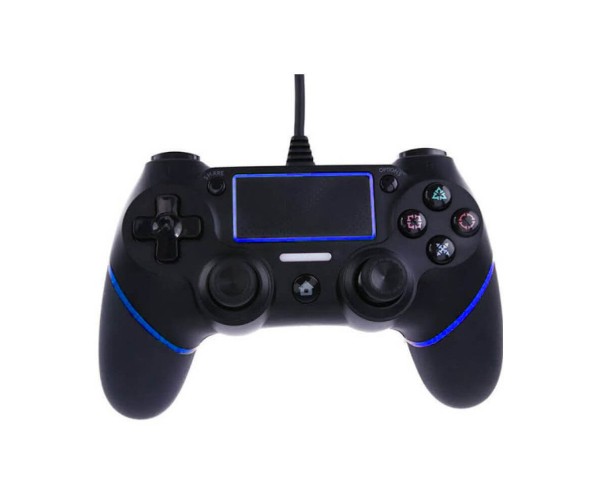 Ενσύρματο Χειριστήριο PS4/PC OEM Doubleshock 4 Με καλώδιο 1.5 μέτρο - Μαύρο