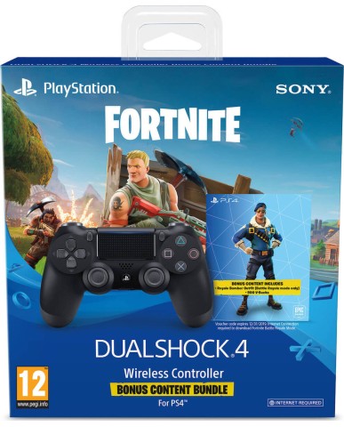 Sony DualShock 4 V2 - Χειριστήριο PS4 + Fortnite VCH - Μαύρο