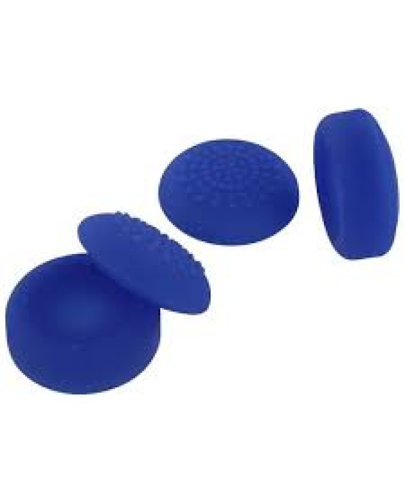 SILICONE THUMB GRIPS CONCAVE & CONVEX ASSECURE ΓΙΑ ΧΕΙΡΙΣΤΗΡΙΑ PS4/PS3/PS2/XBOX ONE/XBOX 360/SWITCH - ΜΠΛΕ