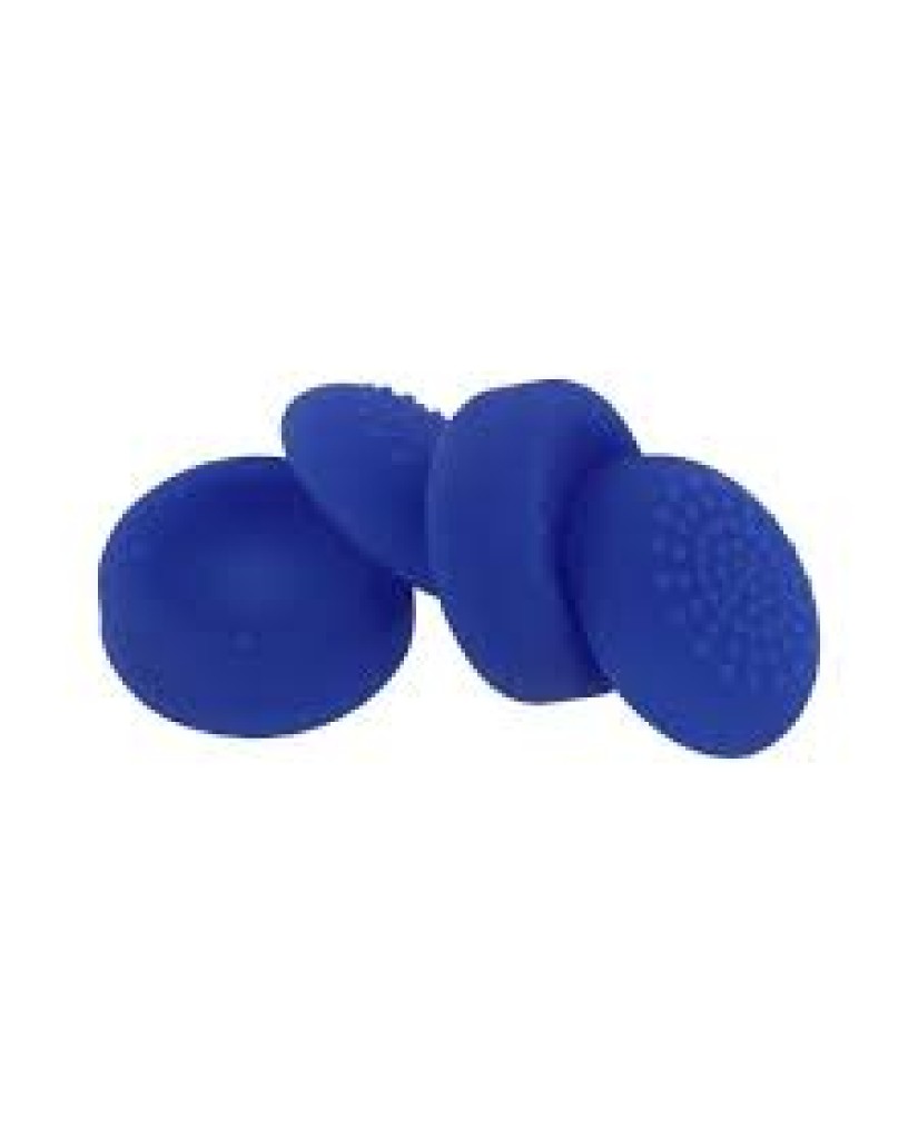 SILICONE THUMB GRIPS CONCAVE & CONVEX ASSECURE ΓΙΑ ΧΕΙΡΙΣΤΗΡΙΑ PS4/PS3/PS2/XBOX ONE/XBOX 360/SWITCH - ΜΠΛΕ