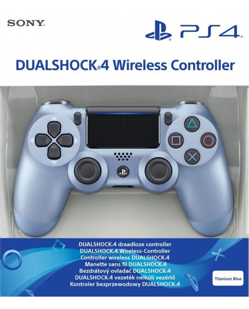Sony DualShock 4 V2 - Χειριστήριο PS4 - Titanium Blue
