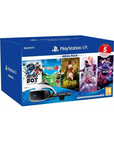 SONY PLAYSTASION VR MEGA PACK HEADSET & CAMERA V2 + 5 GAMES ΓΙΑ PS4/PS5