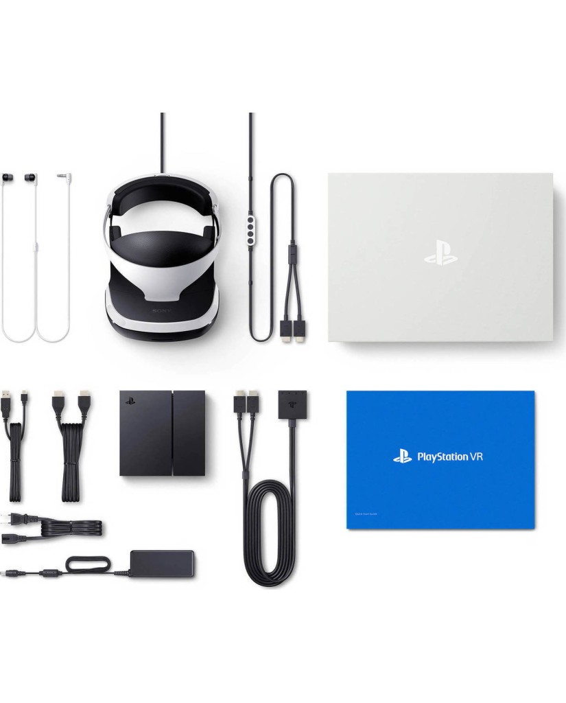 SONY PLAYSTASION VR MEGA PACK HEADSET & CAMERA V2 + VR WORLDS & 4 GAMES