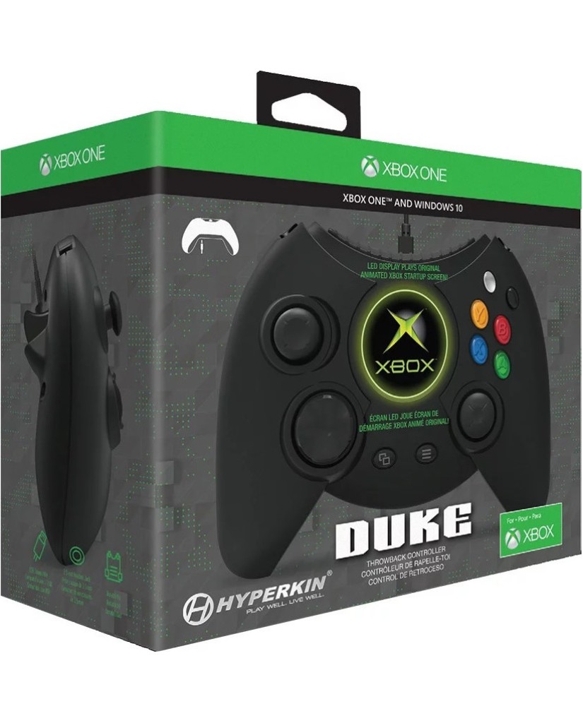 Hyperkin Duke Ενσύρματο Χειριστήριο για Xbox One και PC – ΜΑΥΡΟ