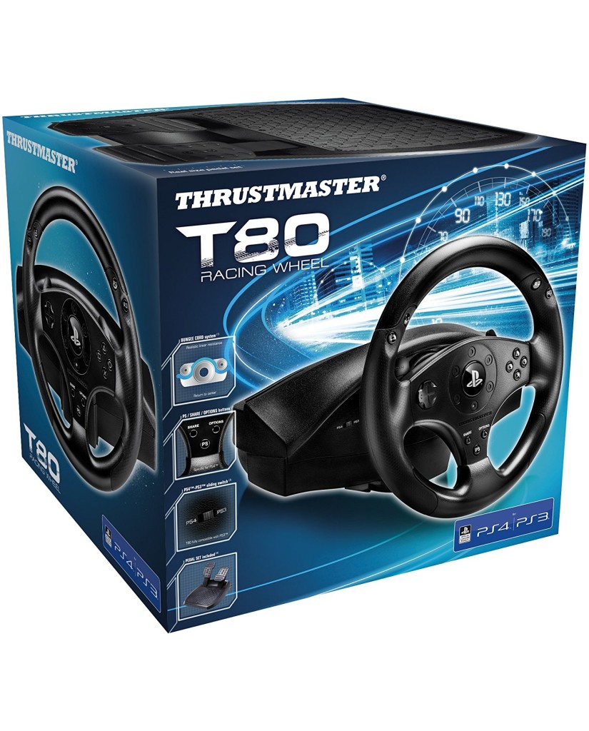 THRUSTMASTER RACING WHEEL T80RS - ΤΙΜΟΝΙΕΡΑ ΓΙΑ PS4 & PS3