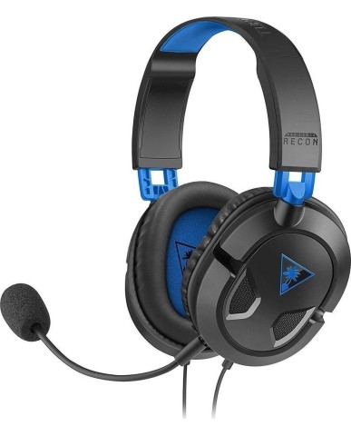 TURTLE BEACH EAR FORCE RECON 50P STEREO GAMING HEADSET ΓΙΑ PS4/PS5/XBOX ONE/PC/SWITCH/MOBILE - ΜΑΥΡΟ/ΜΠΛΕ