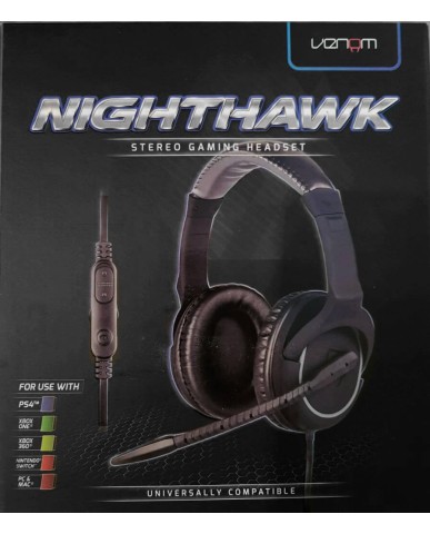 Ενσύρματα Στερεοφωνικά Gaming Ακουστικά Venom Nighthawk Headset για PS4 / Xbox One / Xbox 360 / PSP / PC / Mac / Tablet