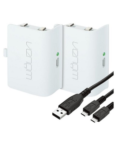 VENOM RECHARGEABLE BATTERY TWIN PACK - ΜΠΑΤΑΡΙΕΣ ΦΟΡΤΙΣΗΣ ΓΙΑ ΧΕΙΡΙΣΤΗΡΙΟ XBOX ONE - ΛΕΥΚΟ