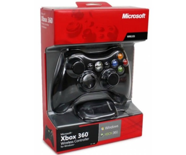 Microsoft Ασύρματο Χειριστήριο Xbox 360 & PC - Μαύρο