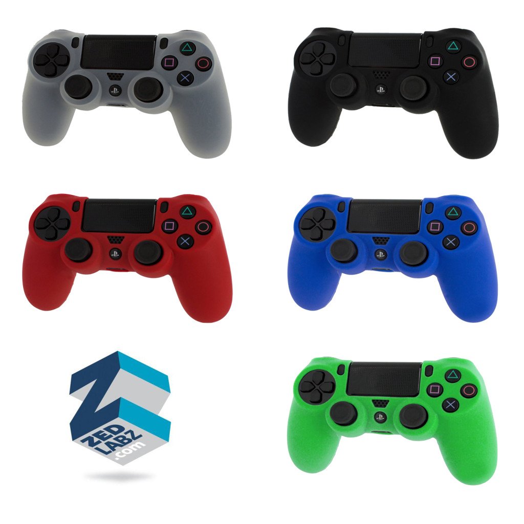 Κάλυμμα Σιλικόνης Χειριστηρίων PS4 - Μαύρο | MAD GAMES