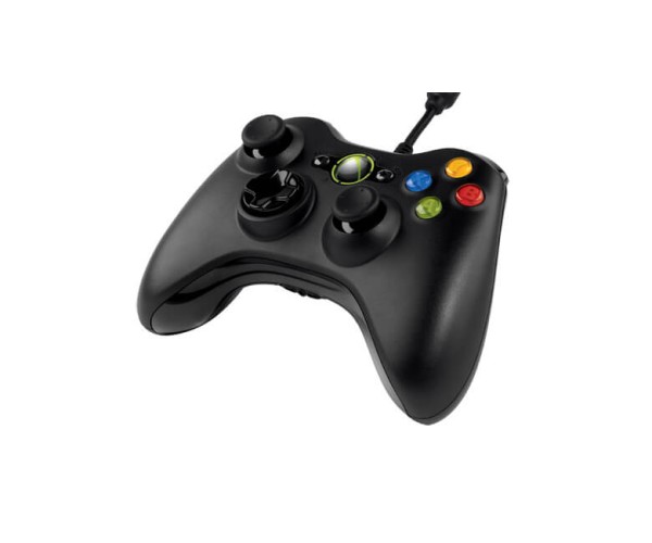 Microsoft Ενσύρματο Χειριστήριο Xbox 360 & PC - Μαύρο