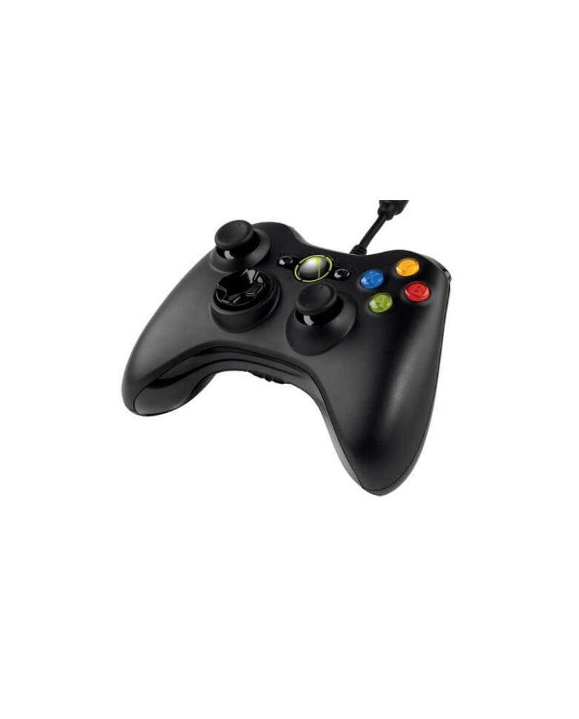 Ενσύρματο Χειριστήριο Xbox 360 & PC - Μαύρο