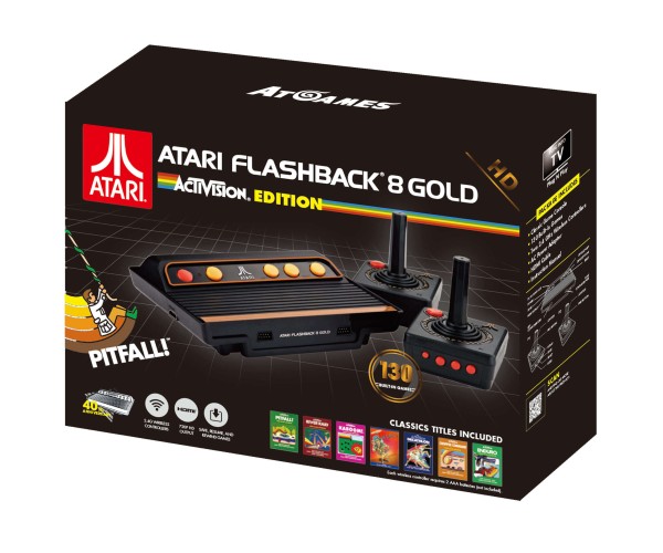 ATARI FLASHBACK 8 GOLD ACTIVISION EDITION - HD ΚΟΝΣΟΛΑ ΠΕΡΙΛΑΜΒΑΝΕΙ 130 ΠΑΙΧΝΙΔΙΑ + 2 ΑΣΥΡΜΑΤΑ ΧΕΙΡΙΣΤΗΡΙΑ