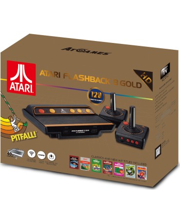 ATARI FLASHBACK 8 GOLD - HD ΚΟΝΣΟΛΑ ΠΕΡΙΛΑΜΒΑΝΕΙ 120 ΠΑΙΧΝΙΔΙΑ + 2 ΑΣΥΡΜΑΤΑ ΧΕΙΡΙΣΤΗΡΙΑ