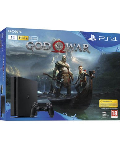 Sony PlayStation 4 - 1TB Slim & God of War