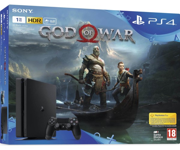 Sony PlayStation 4 - 1TB Slim & God of War