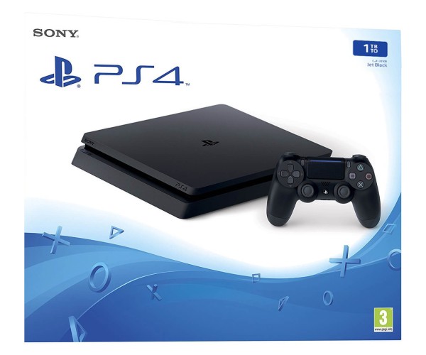 Sony PlayStation 4 - 1TB Slim Black