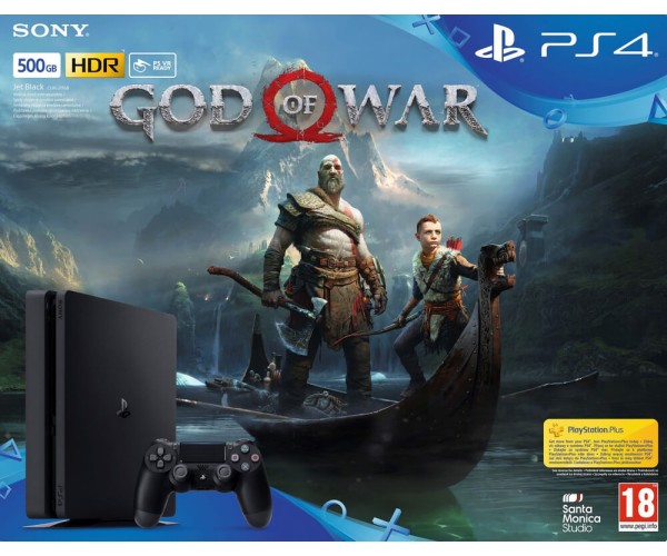 Sony PlayStation 4 - 500GB Slim & God of War