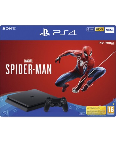 Sony PlayStation 4 - 500GB Slim + Marvel's Spider-Man