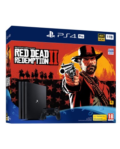 SONY PLAYSTATION 4 PRO - 1TB + RED DEAD REDEMPTION 2