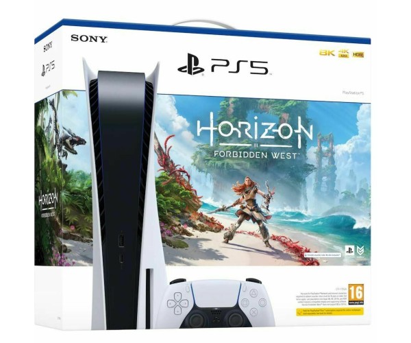 Sony PlayStation 5 - Disc Edition Horizon Forbidden West (Voucher) (Official Bundle)