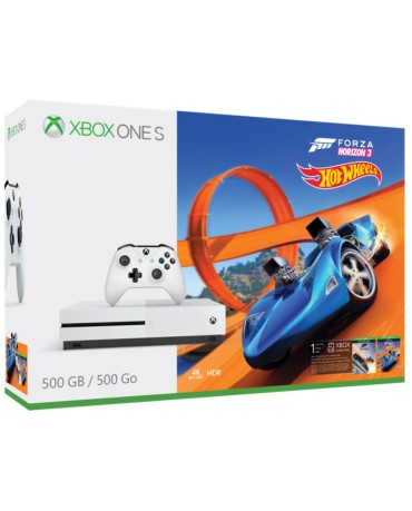 MICROSOFT XBOX ONE S ΚΟΝΣΟΛΑ - 500GB + FORZA HORIZON 3 + HOT WHEELS