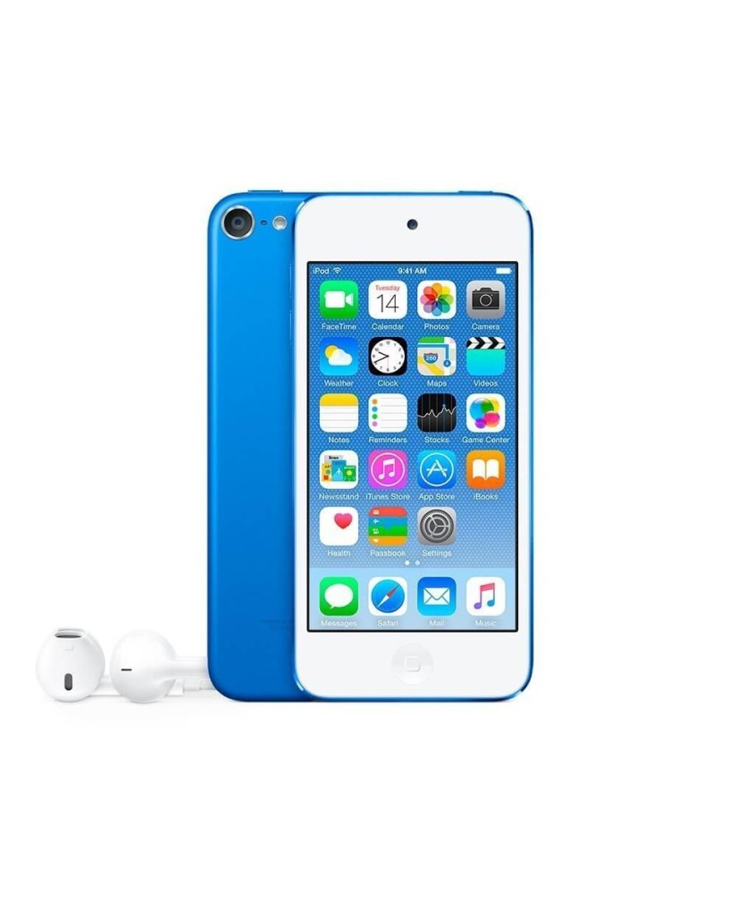 Apple iPod Touch 4" 128GB MP3 Player 6th Generation (MKWK2LL/A) - Blue