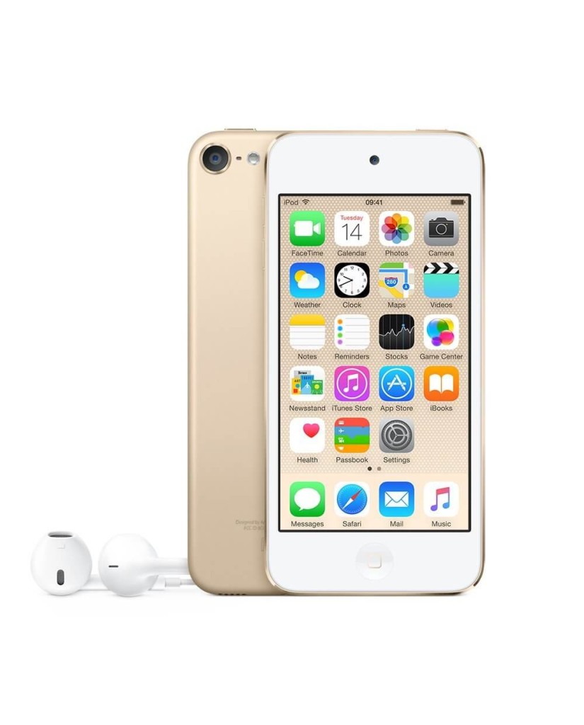 Apple iPod Touch 4" 128GB MP3 Player 6th Generation (MKWK2LL/A) - Gold