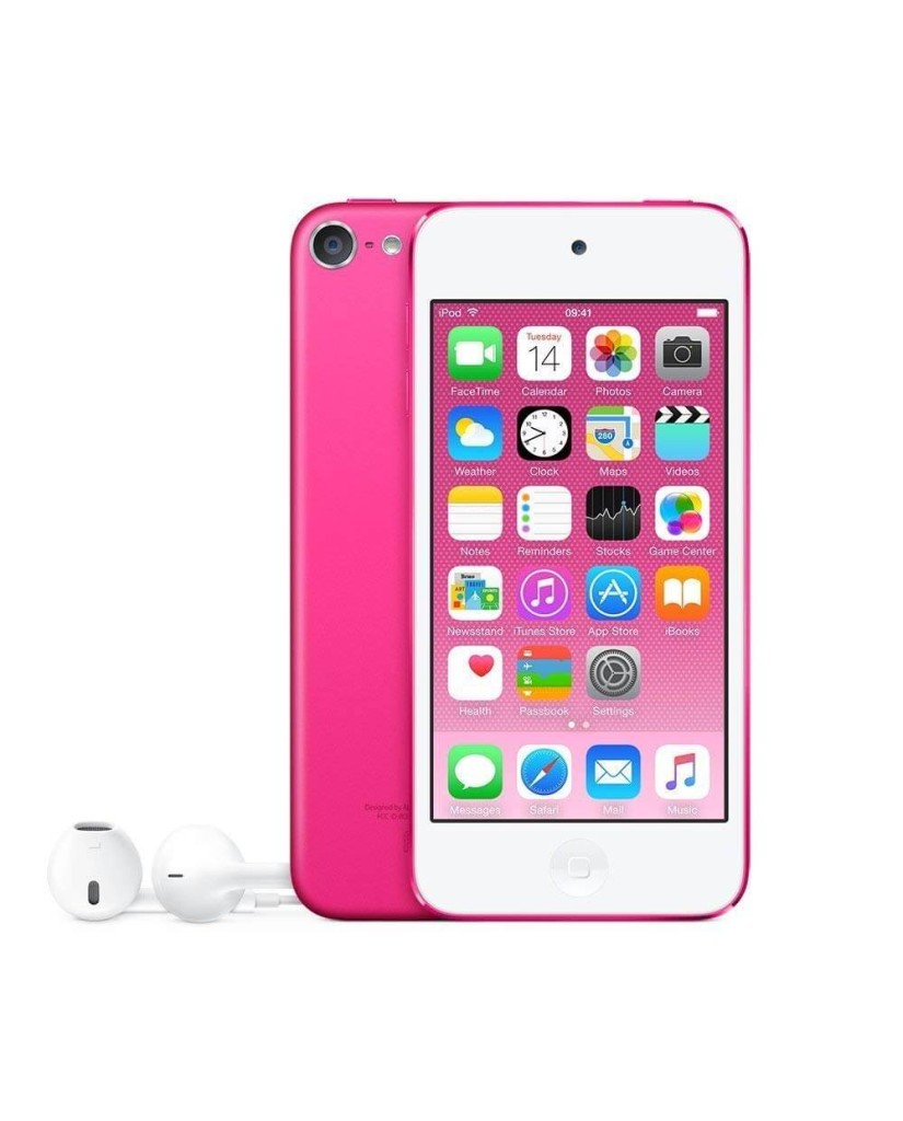Apple iPod Touch 4" 128GB MP3 Player 6th Generation (MKWK2LL/A) - Pink