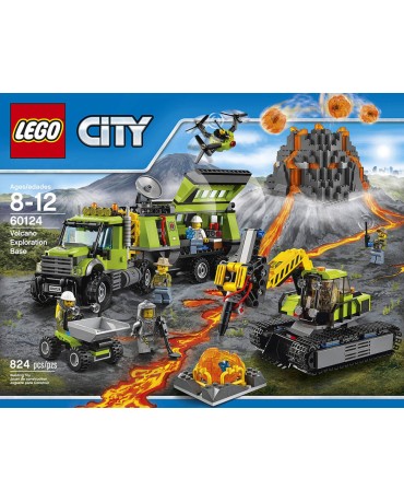 LEGO City Βάση Εξερεύνησης Ηφαιστείου (60124)